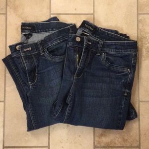 White House Black Market flare leg jeans